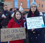 Junior Doctors Strike at Salford Royal Hospital